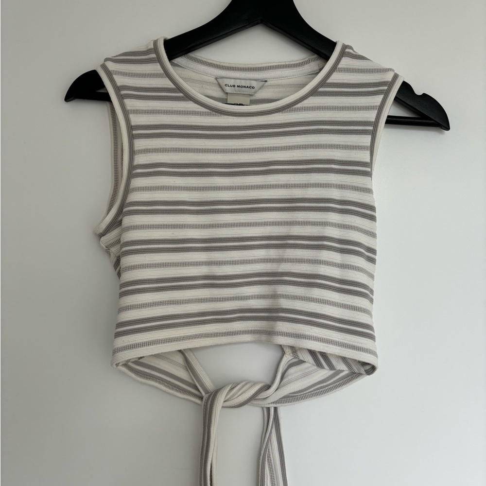 Club Monaco crop top, size XS